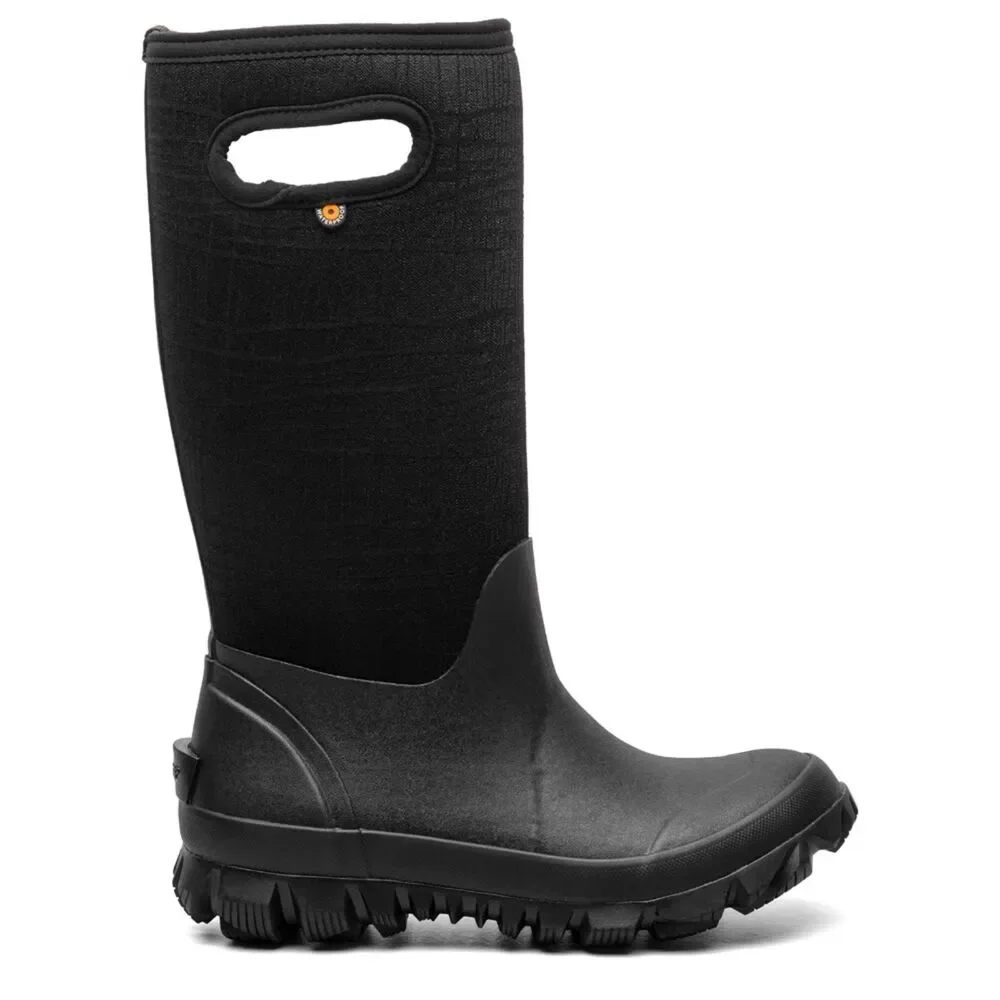 BOGS Women’s Size 8 Black Waterproof Insulated Tall Winter Rain Boots New In Box